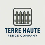 Logo for Terre Haute Fence Company featuring a picket fence icon